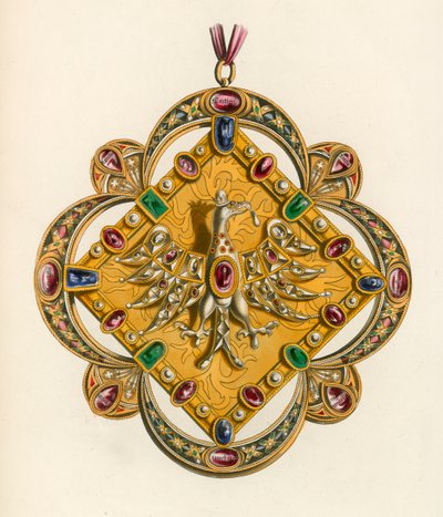 Klamra cesarza Karola V, ok. 1530 r. autorstwa Henry Shaw