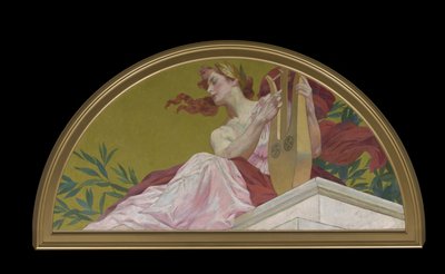 Muza poezji lirycznej, 1893 autorstwa Henry Siddons Mowbray