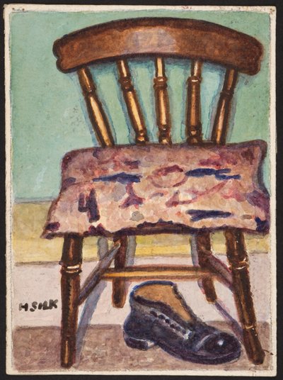 Krzesło i but kuchenny, ok. 1930 autorstwa Henry Silk