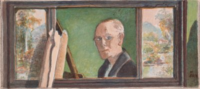 Autoportret, ok. 1930 autorstwa Henry Silk