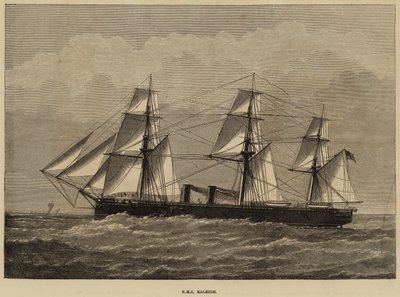 HMS Raleigh  autorstwa Henry Spernon Tozer