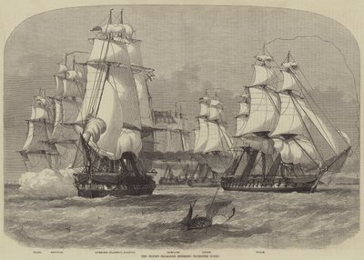 Latająca Eskadra wkraczająca do Plymouth Sound autorstwa Henry Spernon Tozer