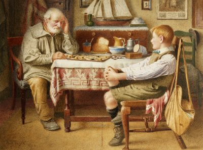 Gra w warcaby autorstwa Henry Spernon Tozer