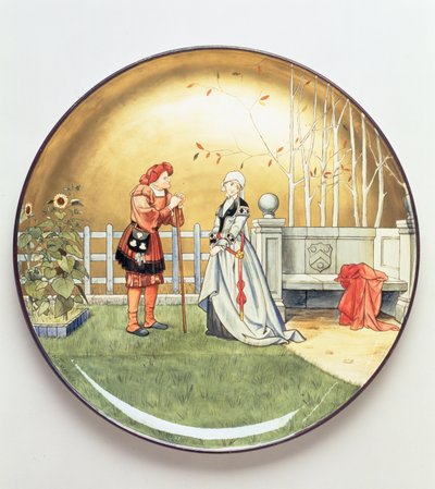 Szósty wiek człowieka, ilustracja do Siedmiu wieków człowieka Szekspira, podstawka do ładowania autorstwa Minton
