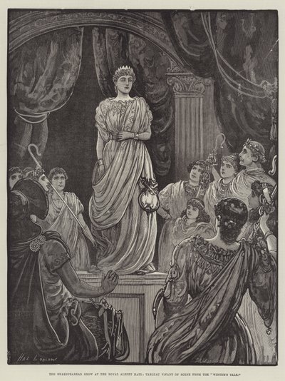 Show szekspirowski w Royal Albert Hall, Tableau Vivant of Scene from the Winter