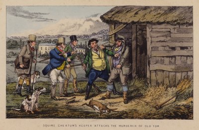 Ilustracja do Jaunts and Jollities Jorrocksa (kolor lito) autorstwa Henry Thomas (after) Alken