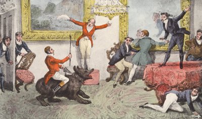 "Tally-Ho! Tally-Ho! Nowy łowca; najpierw Tally-Ho! Tally Ho!" (litografia) autorstwa Henry Thomas (after) Alken