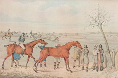Bieg z przeszkodami: zwycięzca, 1827 autorstwa Henry Thomas Alken