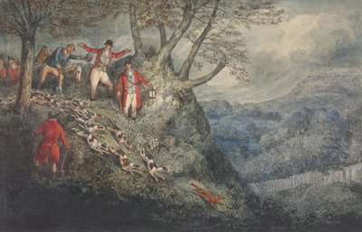 Ilustracja do The Life of a Sportsman C.J. Apperleya („Nimroda”): „Nocna scena z sir Thomasem Mostynem” autorstwa Henry Thomas Alken