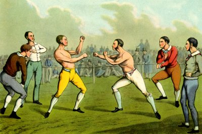 Boks na gołe kostki autorstwa Henry Thomas Alken