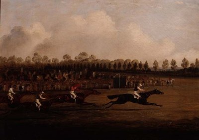 Wykończenie Doncaster St. Leger autorstwa Henry Thomas Alken