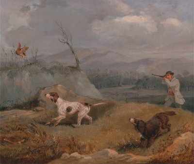 Strzelanie do cietrzewia autorstwa Henry Thomas Alken