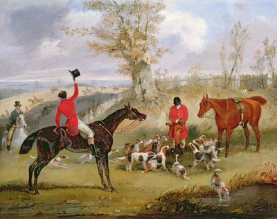 Scena polowania: Śmierć autorstwa Henry Thomas Alken