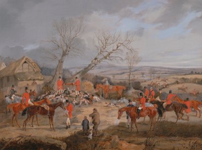 Scena polowania: Zabójstwo autorstwa Henry Thomas Alken