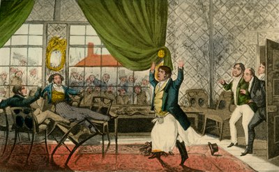 O panowie! Panowie! oto żałosne wydarzenie, 1838 autorstwa Henry Thomas Alken