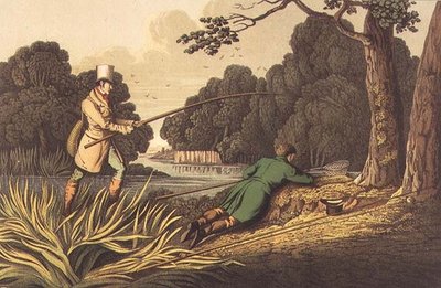 Pike Fishing, akwatinacja I. Clarka, wyd. autorstwa Thomasa McLeana autorstwa Henry Thomas Alken