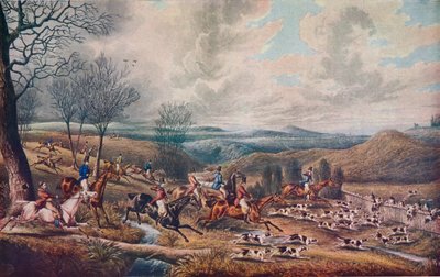 Pogoń za Roebuckiem, 1834 autorstwa Henry Thomas Alken