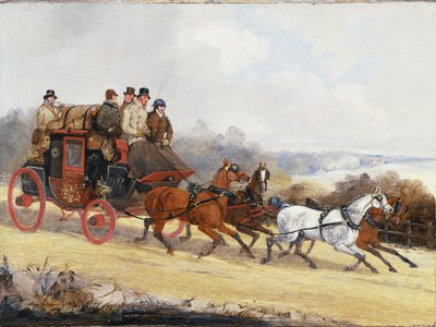 Trener z Dover do Londynu: latem autorstwa Henry Thomas Alken