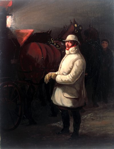 Kierowca poczty, 1832 autorstwa Henry Thomas Alken