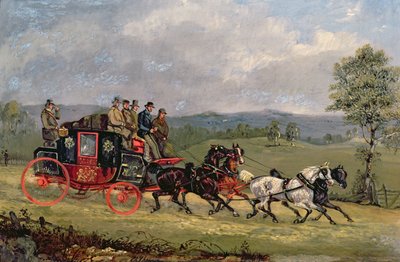 The Hull Mail on the Open Road, autorstwa Henry Thomas Alken