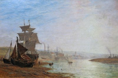Odpływ w pobliżu Shoreham, Sussex autorstwa Henry Thomas Dawson