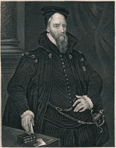 Ambrose Dudley, hrabia Warwick, początek XIX wieku. autorstwa Henry Thomas Ryall