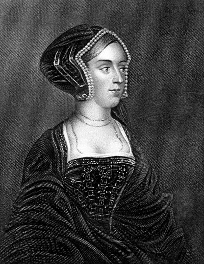 Anna Boleyn, druga żona Henryka VIII, XIX w. autorstwa Henry Thomas Ryall