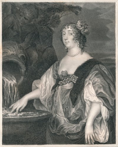 Lucy Percy, hrabina Carlisle, ok. 1635-1637, początek XIX wieku. autorstwa Henry Thomas Ryall