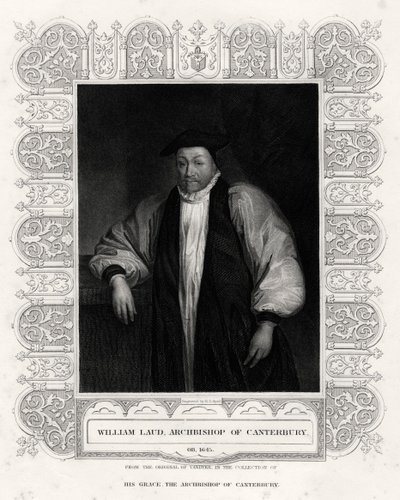 William Laud, arcybiskup Canterbury, XIX wiek autorstwa Henry Thomas Ryall