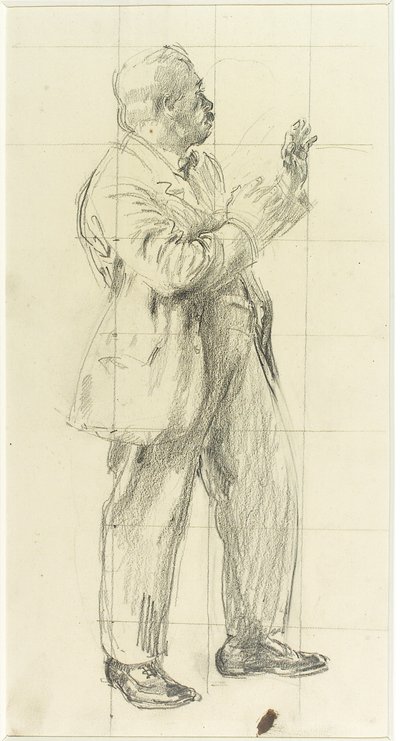 Portret mężczyzny autorstwa Henry Tonks