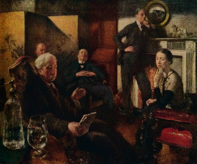 Sobotnia noc w Dolinie, 1928-9 autorstwa Henry Tonks
