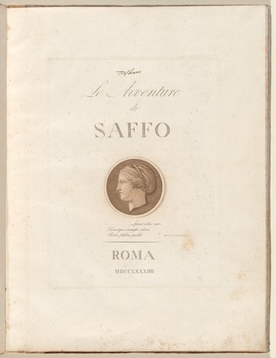 Przygody Safony autorstwa Henry Tresham