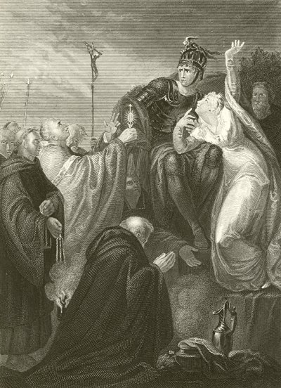 Św. Augustyn przed Ethelbert autorstwa Henry Tresham
