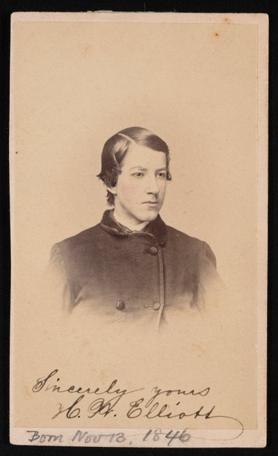 Portret Henry Wood Elliott 1846-1930, 1865. autorstwa Henry Ulke