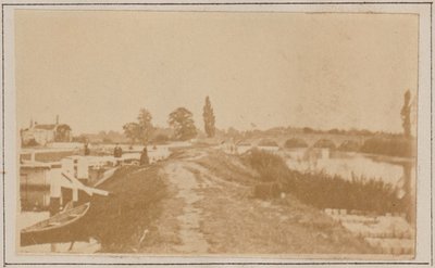 Chertsey Lock  Bridge autorstwa Henry W. Taunt
