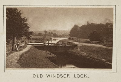 Stara śluza Windsor autorstwa Henry W. Taunt