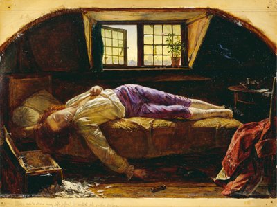 Śmierć Chattertona autorstwa Henry Wallis