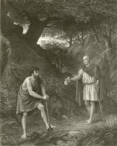 Timon i Flawiusz autorstwa Henry Wallis