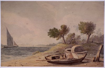 W pobliżu Battersea, Londyn, 1818. autorstwa Henry Walter