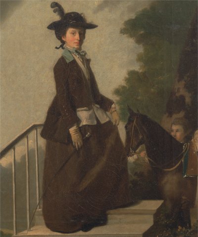 Elizabeth Bridgman, siostra artysty autorstwa Henry Walton