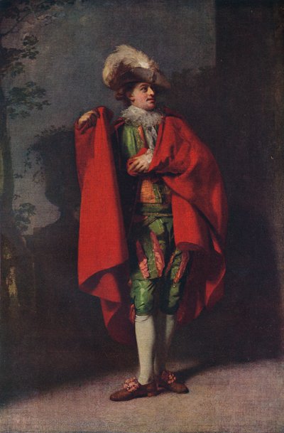 John Palmer jako Hrabia Almaviva w Hiszpańskim fryzjerze, 1779, 1917 autorstwa Henry Walton