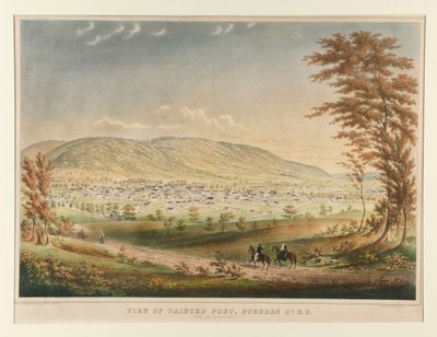 Widok malowanego słupa, Steuben Co. NY od strony północnej autorstwa Henry Walton