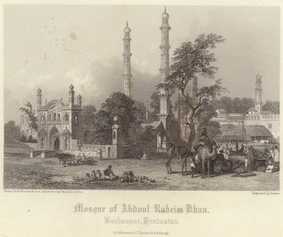Meczet Abdula Raheema Khana autorstwa Henry Warren