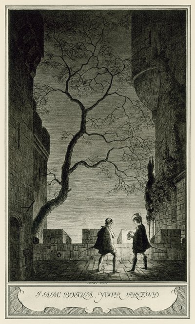 The Duchess Of Malfi Johna Webstera: Jestem Bosola, twój przyjaciel (lito) autorstwa Henry Weston Keen
