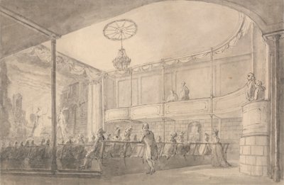Wnętrze Domu Brandenburskiego Teatru, Hammersmith autorstwa Henry Wigstead