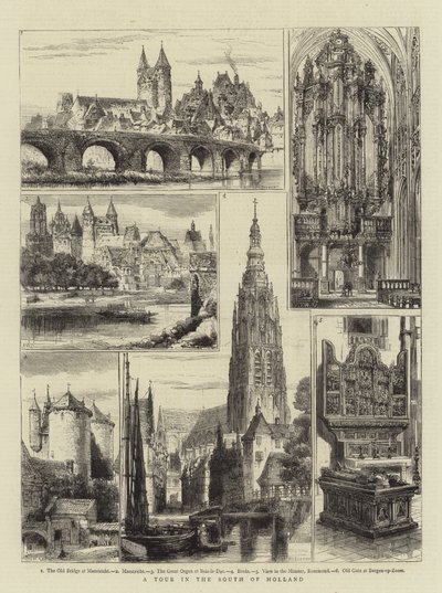 Wycieczka po południowej Holandii autorstwa Henry William Brewer