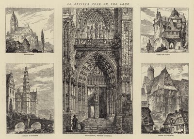 Podróż artysty po Lahn autorstwa Henry William Brewer