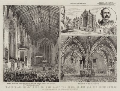 Blackfriars Hall, Norwich, pierwotnie Chór Starego Kościoła Dominikańskiego autorstwa Henry William Brewer