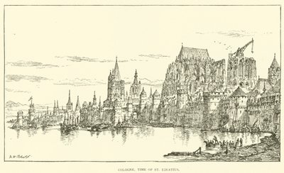 Kolonia, czasy św. Ignacego (rycina) autorstwa Henry William Brewer