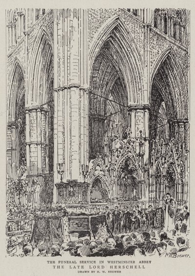 Późny Lord Herschell autorstwa Henry William Brewer
